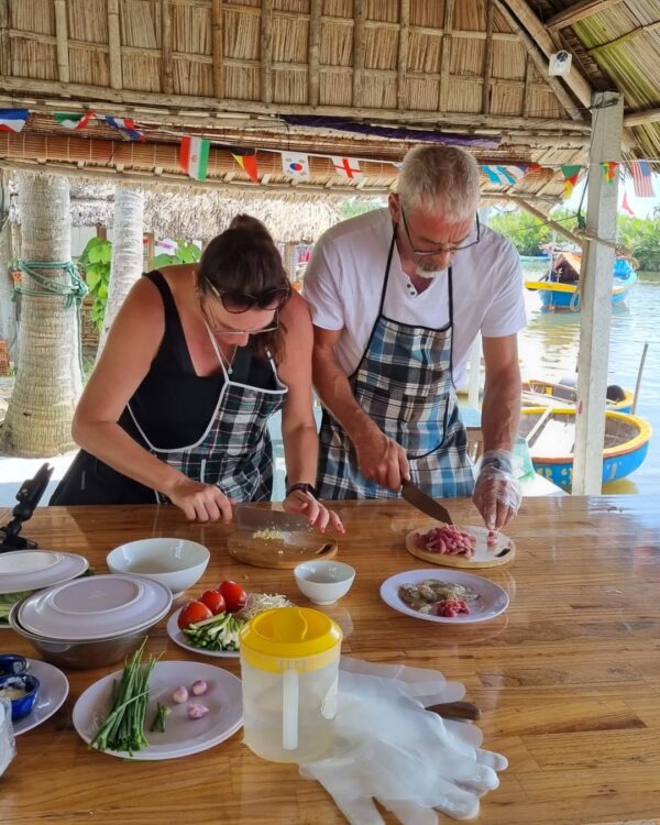 A Taste of Culture & Nature: Cam Thanh Cooking Class & Mountain Adventure