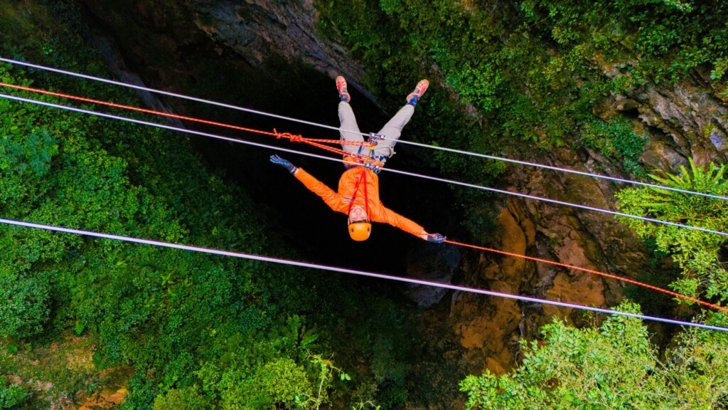 Hung Thoong Expedition – 3 Days 2 Nights of Jungle Trekking, Caving & Zipline Adventure